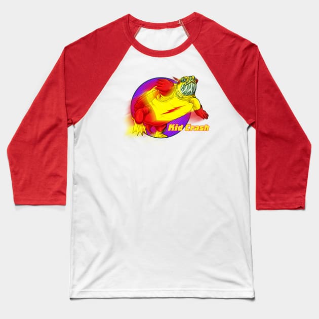 Kid Crash! Baseball T-Shirt by ThirteenthFloor